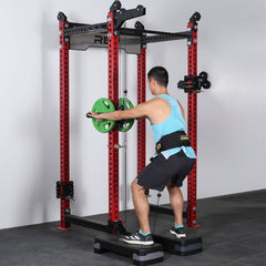 Belt squats pulley attachment