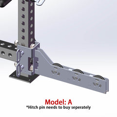 Belt squats pulley attachment