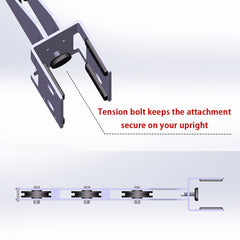 Belt squats pulley attachment