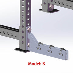 Belt squats pulley attachment