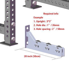 Belt squats pulley attachment