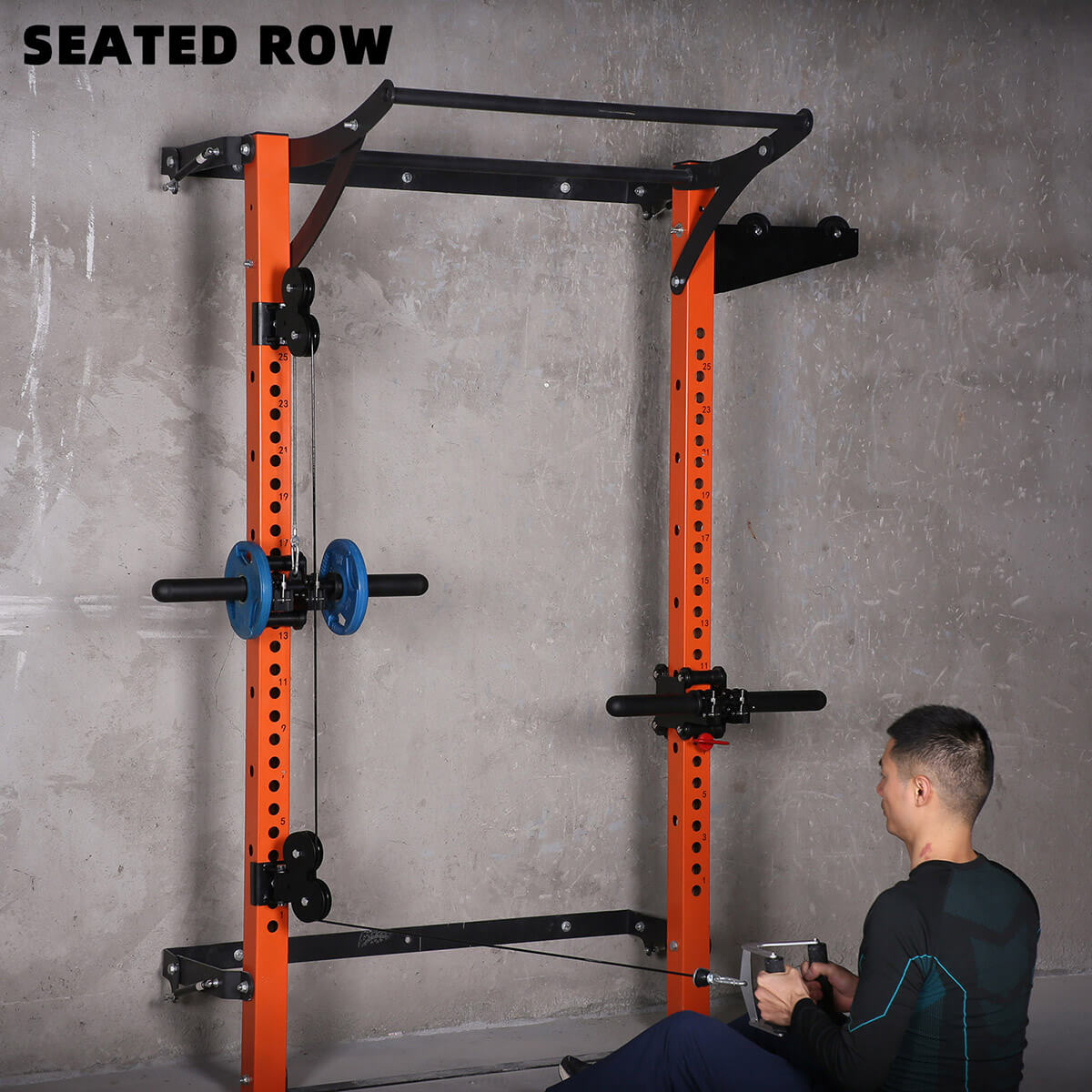 Power Rack Pully Adaptor SYL Fitness Power Rack Trolley Cable Pulley System