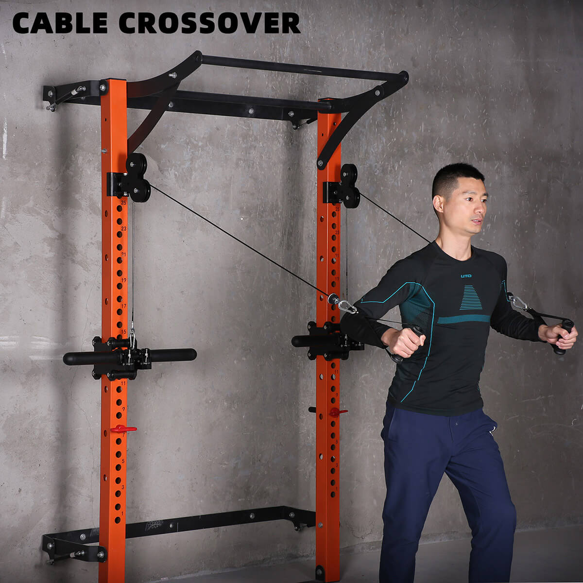 Kabel Power Rack SYL Fitness Power Rack Trolley Cable Pulley System