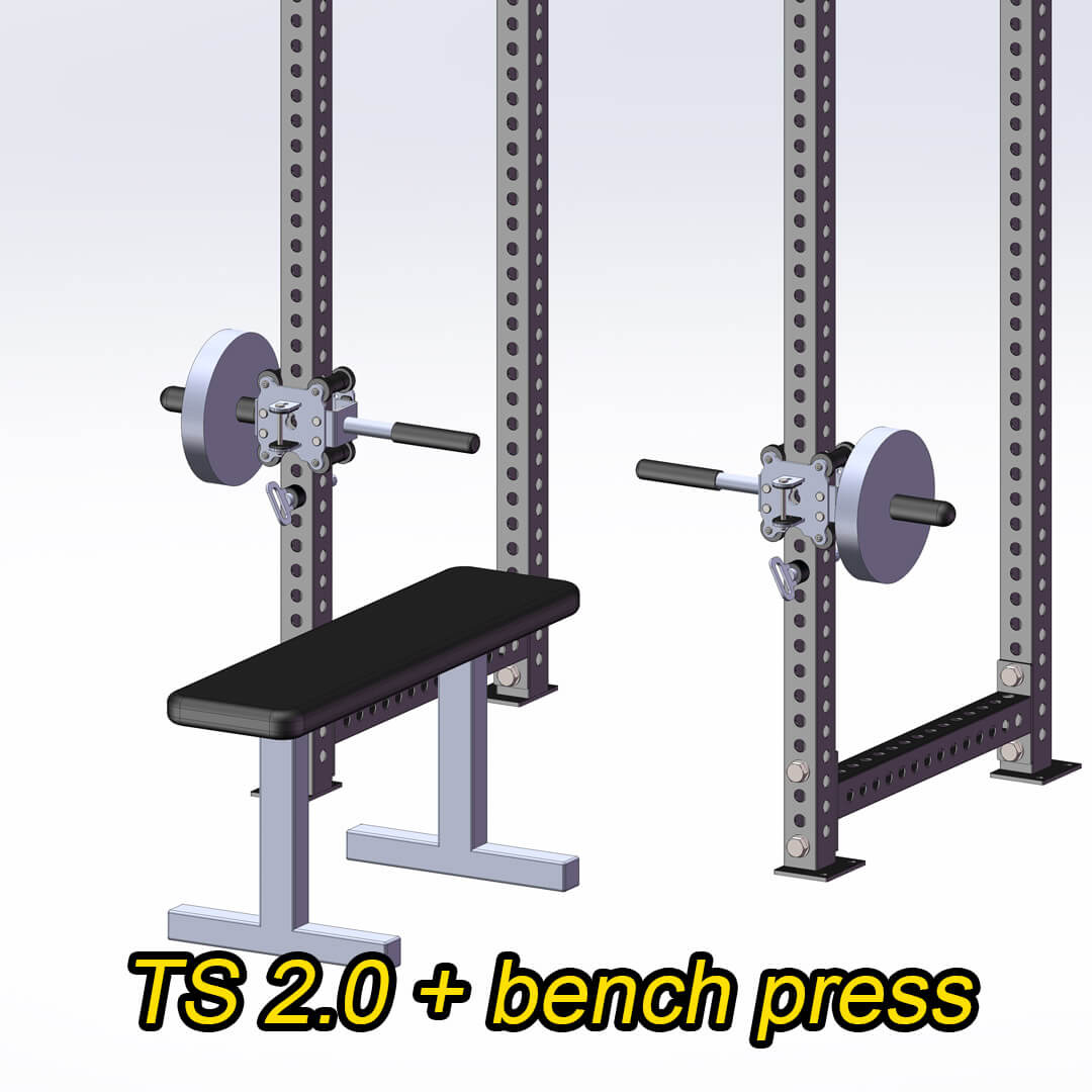 TS 2.0 Versatile Power Rack Trolley System