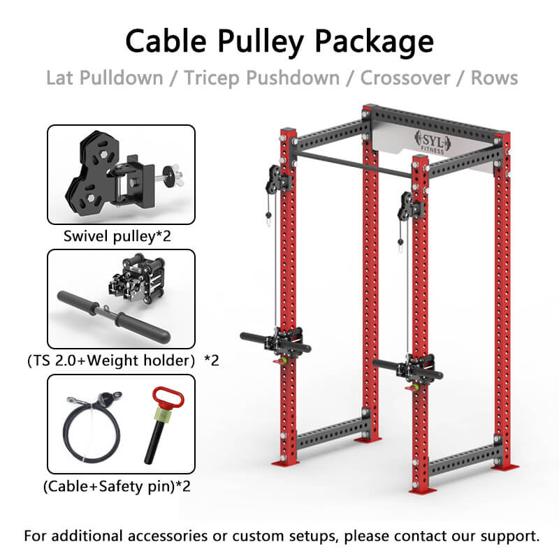 TS 2.0 Trolley Pulley System – DIY Smith Machine & Power Rack Attachment