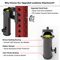 Landmine Attachment for Power rack